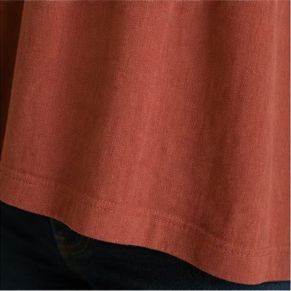 Rust Wrap Blouse - Picture 6 of 6
